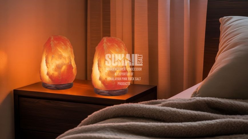 Himalayan Salt Lamp Benefits Improved Sleep Quality – Suhail Salt Himalayan Rock Salt Products
