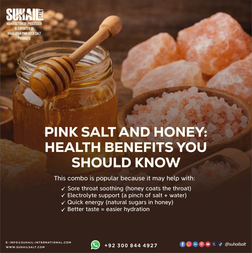 Premium bulk Himalayan pink salt from Suhail Salt, Pakistan's leading manufacturer and wholesale exporter for global supply.