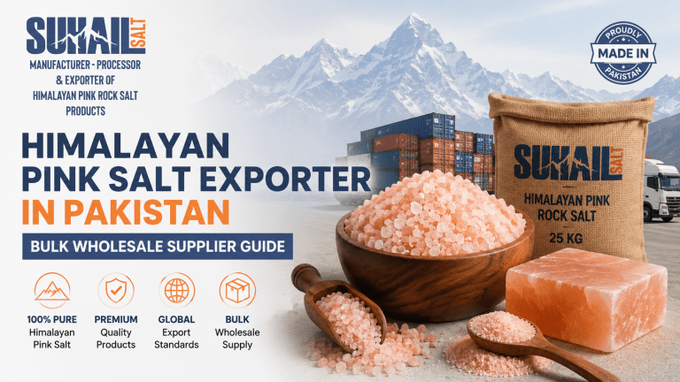 Suhail Salt premium Himalayan pink salt blocks and crystals mined from Khewra Pakistan - natural 84 minerals for cooking wellness and spa