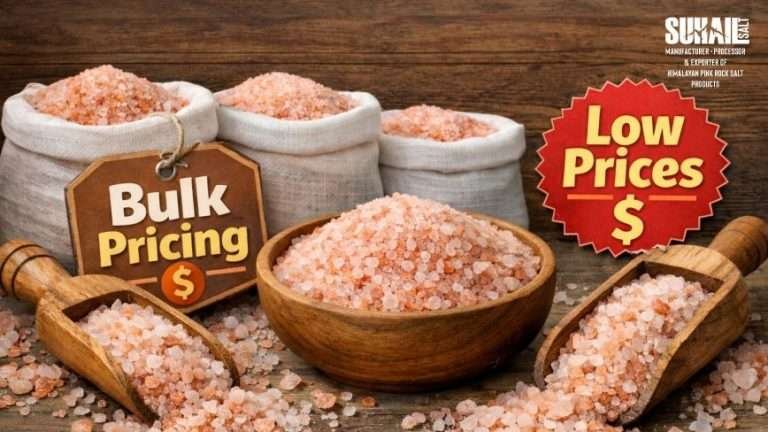 Suhail Salt trusted bulk Himalayan pink rock salt exporter for wholesale B2B buyers from Pakistan