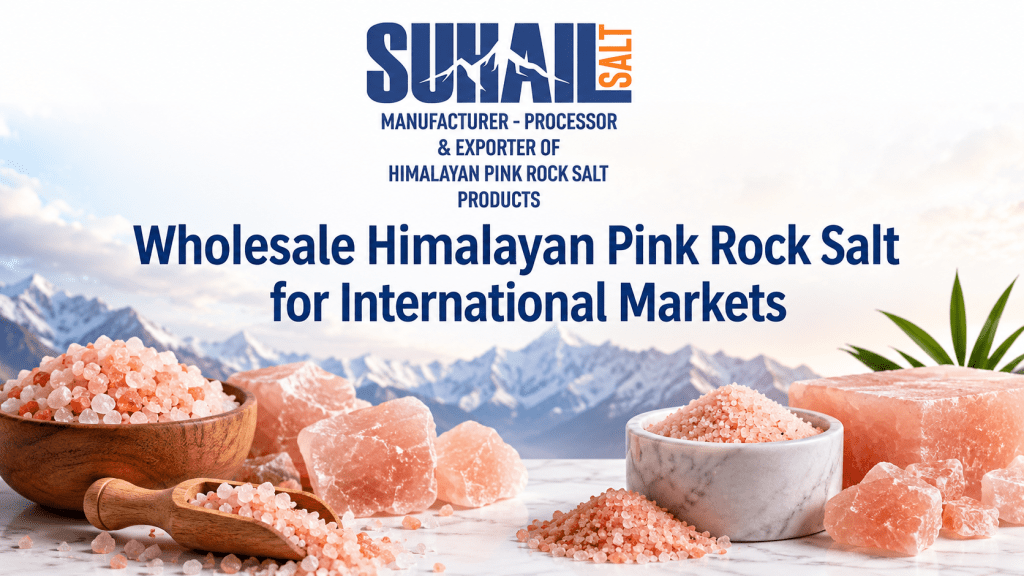 Wholesale Himalayan Pink Rock Salt for International Markets | Suhail Salt