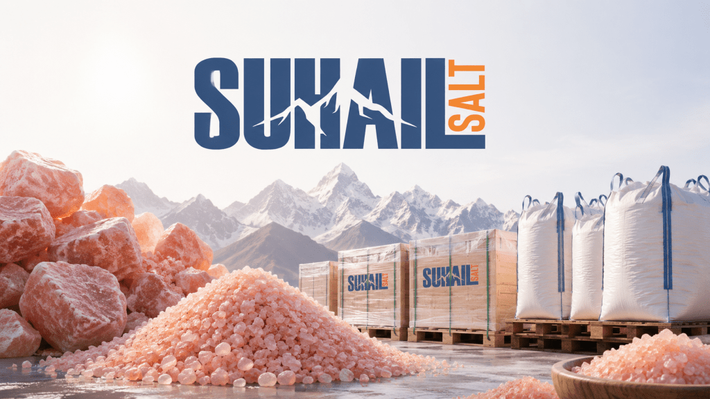 Food-grade Himalayan pink rock salt for culinary seasoning, gourmet cooking, and food preservation by Suhail Salt wholesale supplier Pakistan