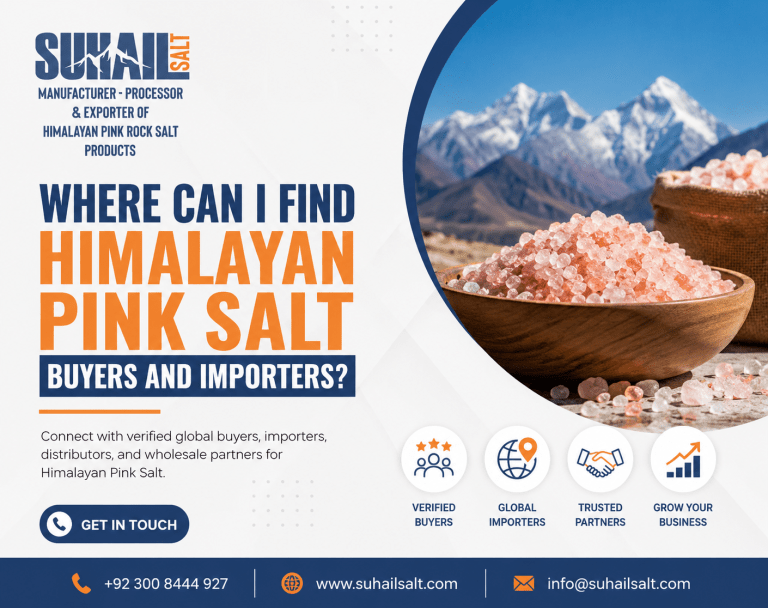 Pakistan's #1 Himalayan Salt Manufacturer & Exporter | Wholesale Supplier www.suhailsalt.com