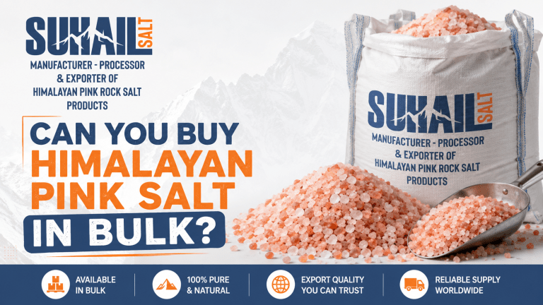 Buy Himalayan Pink Salt in Bulk | Suhail Salt
