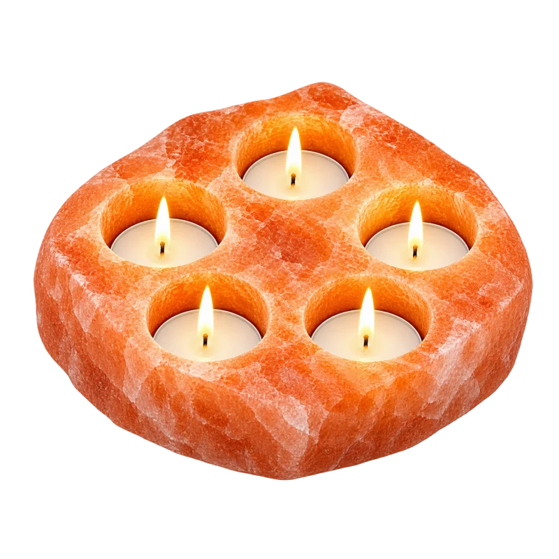 5 hole natural shape Geometrical Candle Holders - Image 2